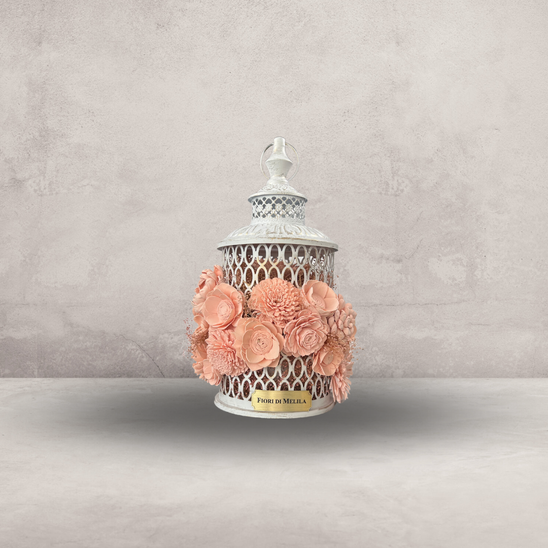 Mixed Floral Arrangement - Large Lantern