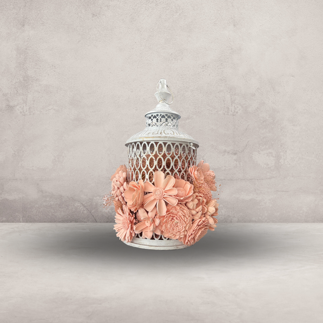Mixed Floral Arrangement - Large Lantern