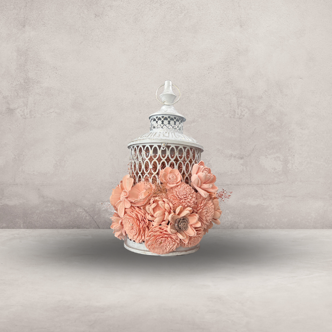 Mixed Floral Arrangement - Large Lantern