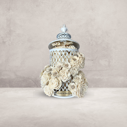 Mixed Floral Arrangement - Large Lantern