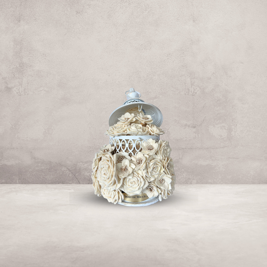 Mixed Floral Arrangement - Small Lantern